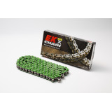 Chaine de transmission EK CHAIN 525 MVXZ2 - Joints Qx-Ring - attache à riveter