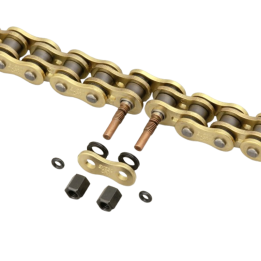 Chaine de transmission EK CHAIN 520 SRX2 - Joints Qx-Ring - attache rapide à visser