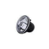 Feu avant Insert de phare HIGHSIDER smart - 90 mm (3-1/2") - feu de position - pour ampoule à incandescenceH7 - verre transparen