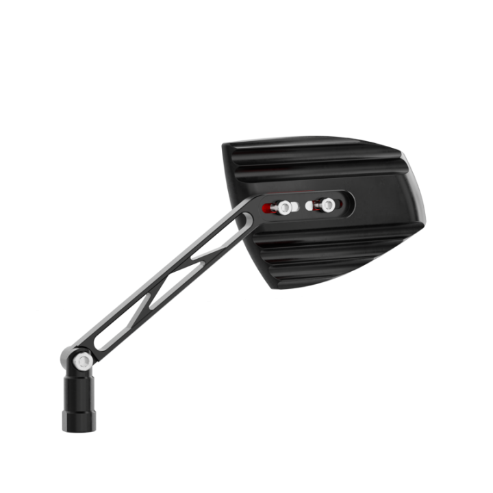 Rétroviseur sur guidon HIGHSIDER pro Wave - noir/rouge