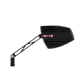 Rétroviseur sur guidon HIGHSIDER pro Wave - noir/rouge