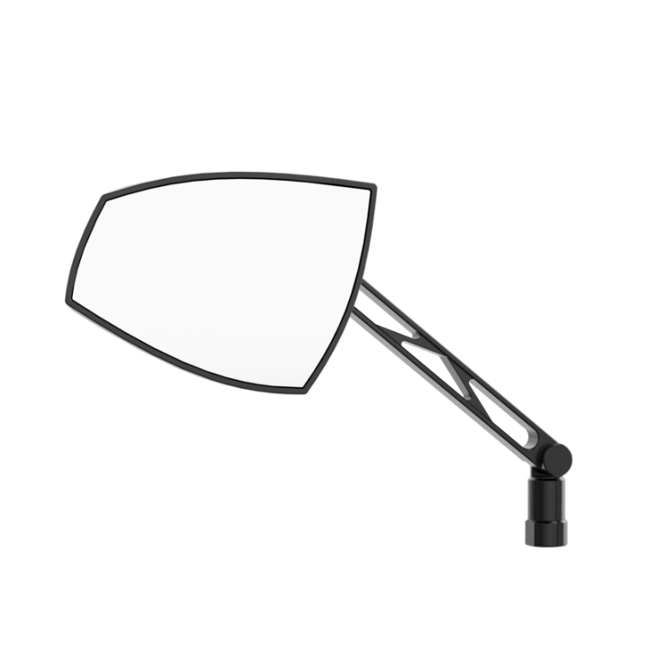 Rétroviseur sur guidon HIGHSIDER pro Wave - noir/rouge