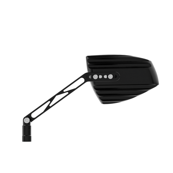 Rétroviseur sur guidon HIGHSIDER pro Wave - noir/noir