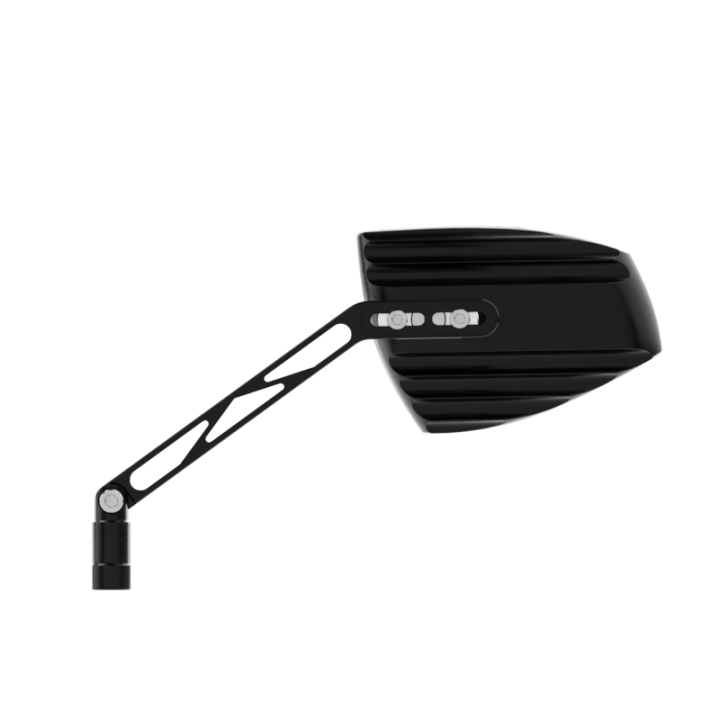 Rétroviseur sur guidon HIGHSIDER pro Wave - noir/argent