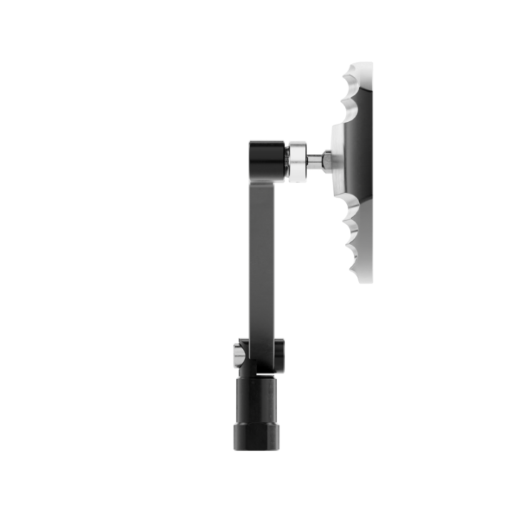 Rétroviseur sur guidon HIGHSIDER pro Wave - noir/argent