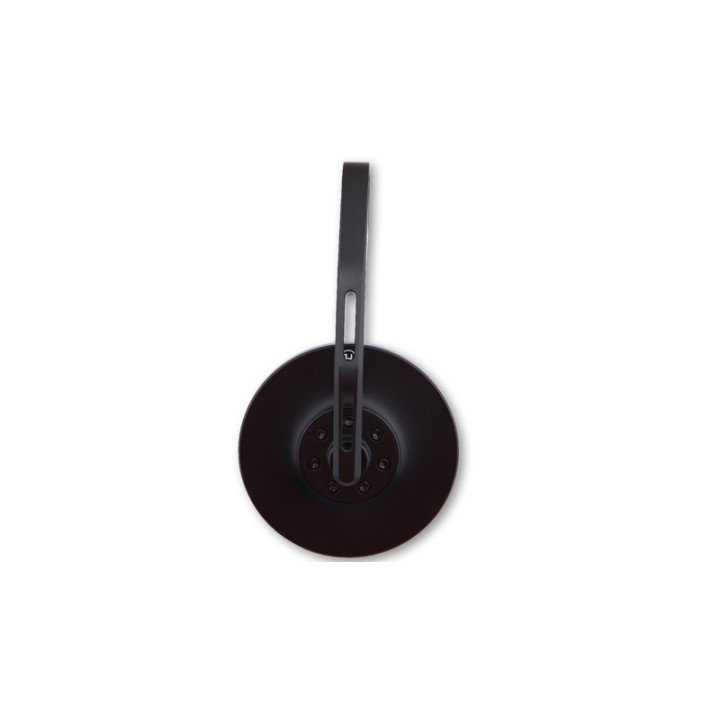 Rétroviseur d'embout de guidon HIGHSIDER pro Conero 2 long – noir mat – à l'unité