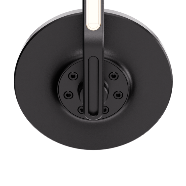 Rétroviseur d'embout de guidon HIGHSIDER pro Conero Black-Edition avec clignotant LED – noir mat – à l'unité