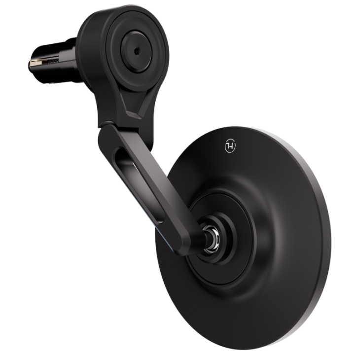 Rétroviseur d'embout de guidon HIGHSIDER pro Conero-XS court – noir mat – à l'unité