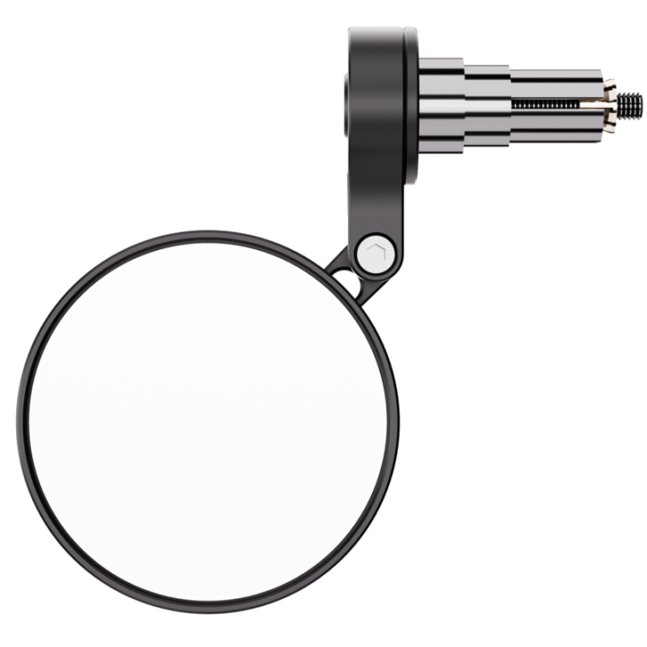 Rétroviseur d'embout de guidon HIGHSIDER pro Conero-XS court – noir mat – à l'unité