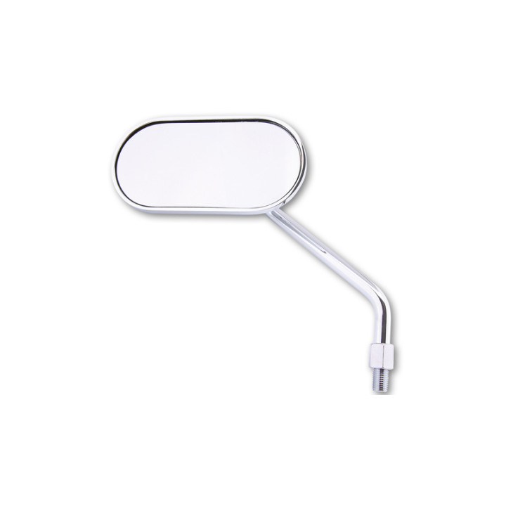 Rétroviseur sur guidon HIGHSIDER smart Agila ovale - côté gauche - non homologué E - chromé