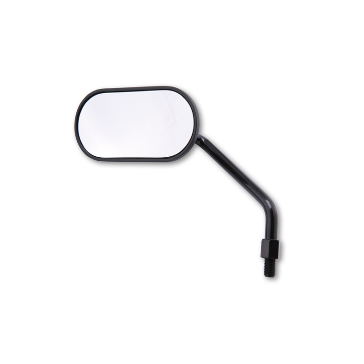 Rétroviseur sur guidon HIGHSIDER smart Agila ovale - côté gauche - non homologué E - noir