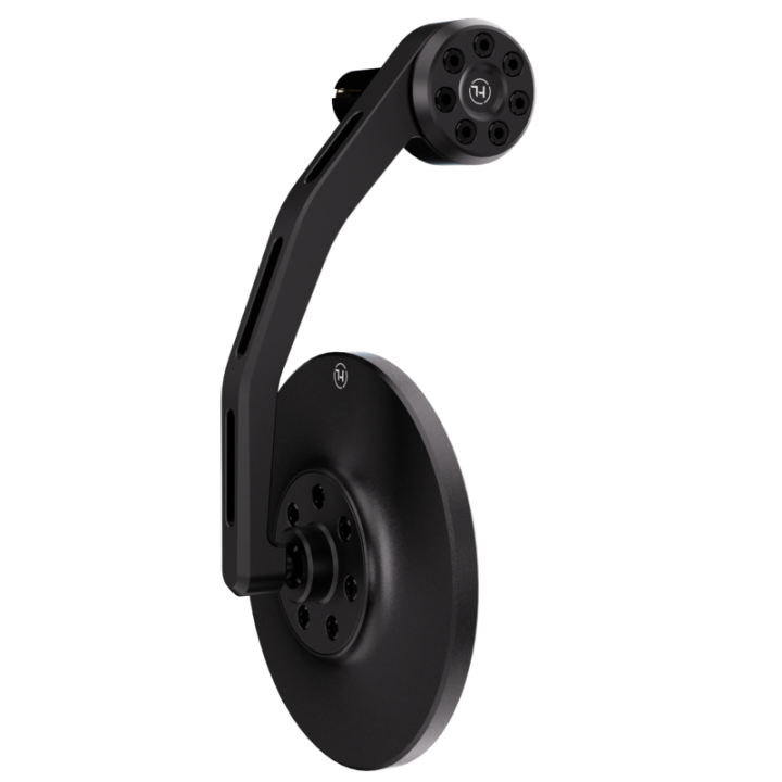 Rétroviseur d'embout de guidon HIGHSIDER pro Conero-EVO – noir mat – à l'unité