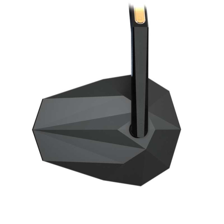Rétroviseur d'embout de guidon HIGHSIDER pro Stealth-Rim X7 – noir mat – à l'unité