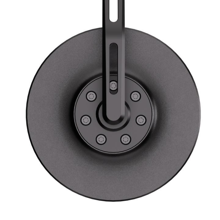 Rétroviseur d'embout de guidon HIGHSIDER pro Conero-EVO – noir mat – à l'unité