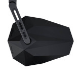 Rétroviseur d'embout de guidon HIGHSIDER pro Stealth-X5 EVO court – noir mat – à l'unité