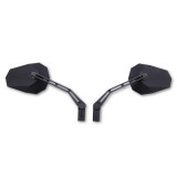 Rétroviseur de guidon HIGHSIDER pro Stealth-X1 – noir – la paire