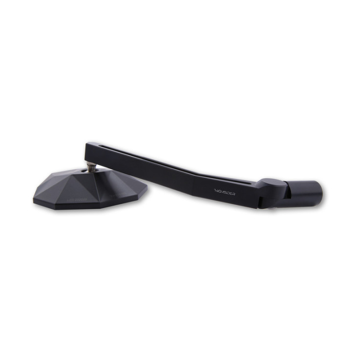 Rétroviseur de guidon HIGHSIDER pro Stealth-X1 – noir – la paire