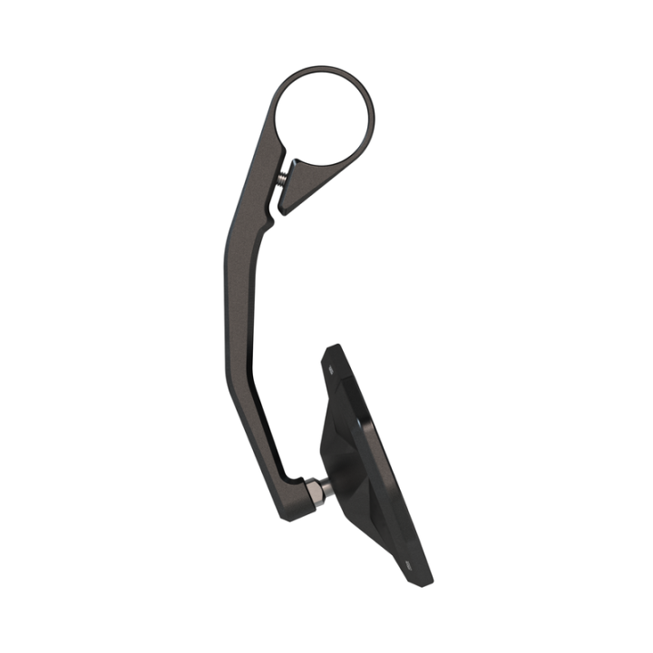 Rétroviseur d'embout de guidon HIGHSIDER pro Victory-Blast long – noir mat – à l'unité