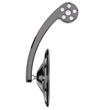 Rétroviseur d'embout de guidon HIGHSIDER pro Montana -EVO – noir – à l'unité