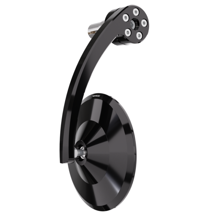 Rétroviseur d'embout de guidon HIGHSIDER pro Montana -EVO – noir – à l'unité