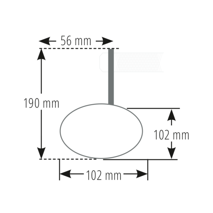 Rétroviseur d'embout de guidon HIGHSIDER pro Montana -EVO – noir – à l'unité