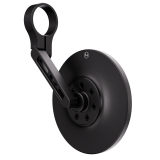 Rétroviseur d'embout de guidon HIGHSIDER pro Conero Black-Edition court – noir mat – à l'unité