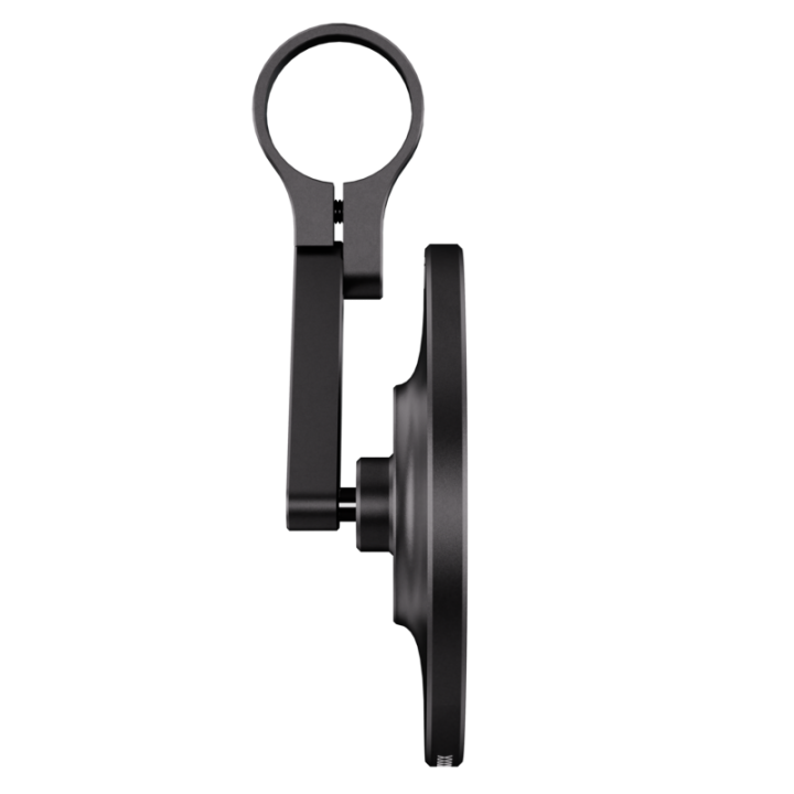 Rétroviseur d'embout de guidon HIGHSIDER pro Conero Black-Edition court – noir mat – à l'unité