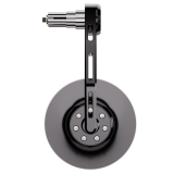 Rétroviseur d'embout de guidon HIGHSIDER pro Conero-EVO – noir – à l'unité