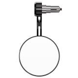 Rétroviseur d'embout de guidon HIGHSIDER pro Conero-EVO – noir – à l'unité