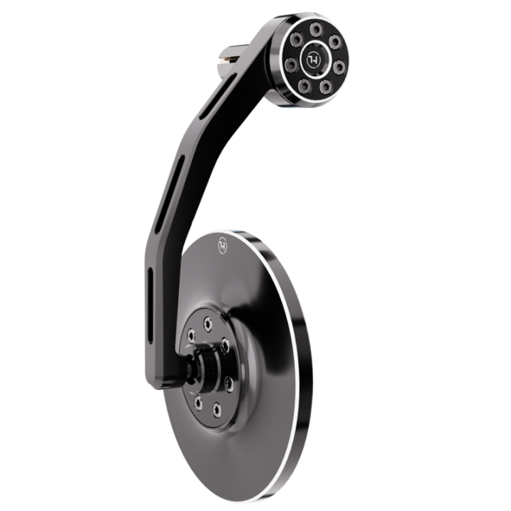 Rétroviseur d'embout de guidon HIGHSIDER pro Conero-EVO – noir – à l'unité