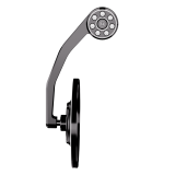Rétroviseur d'embout de guidon HIGHSIDER pro Conero-EVO – noir – à l'unité