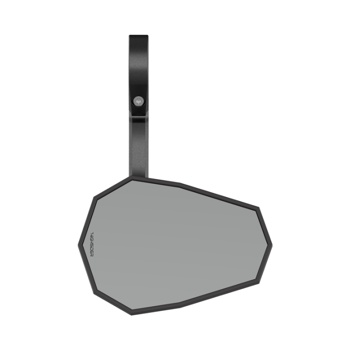 Rétroviseur d'embout de guidon HIGHSIDER pro Stealth-X6 long – noir mat – à l'unité