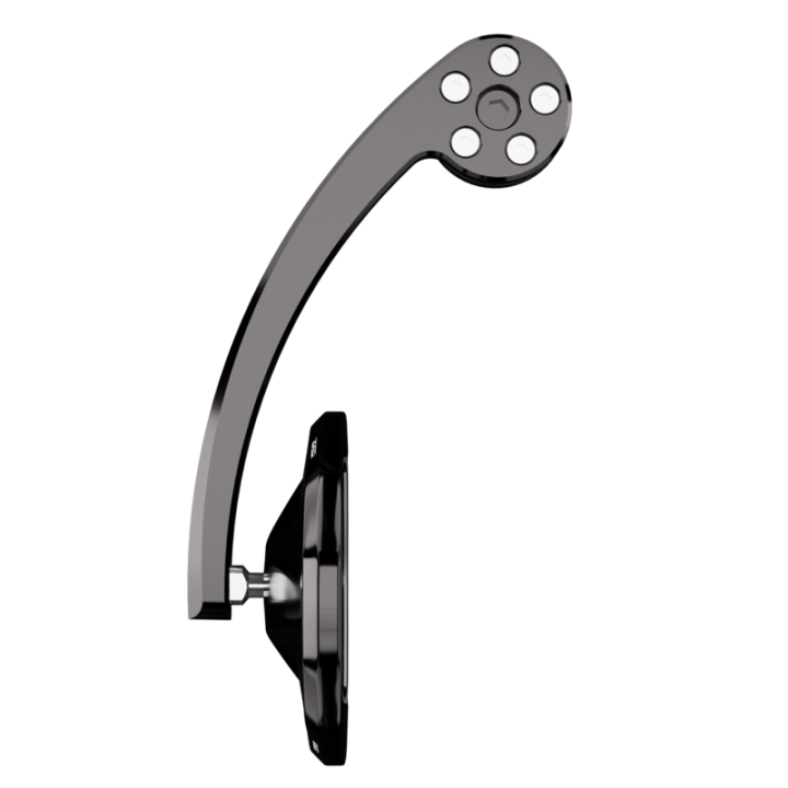 Rétroviseur d'embout de guidon HIGHSIDER pro Victory -EVO – noir – à l'unité