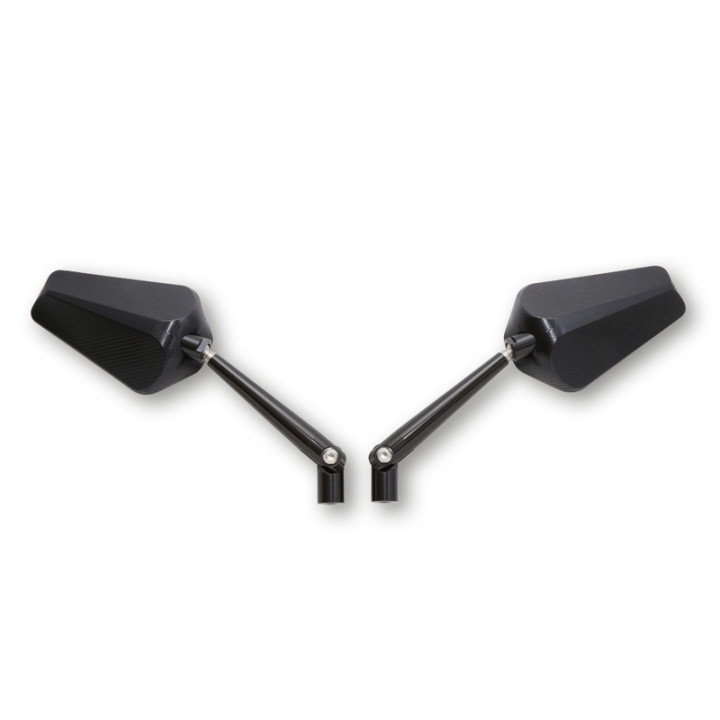 Rétroviseur de guidon HIGHSIDER pro Prato - noir - la paire