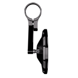 Rétroviseur d'embout de guidon HIGHSIDER pro Victory court – noir – à l'unité