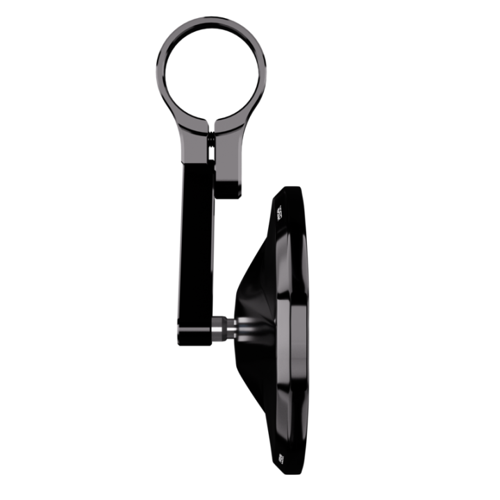 Rétroviseur d'embout de guidon HIGHSIDER pro Victory court – noir – à l'unité