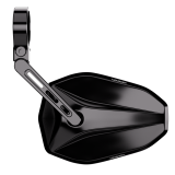 Rétroviseur d'embout de guidon HIGHSIDER pro Victory court – noir – à l'unité