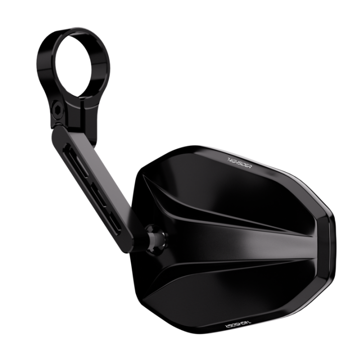 Rétroviseur d'embout de guidon HIGHSIDER pro Victory court – noir – à l'unité