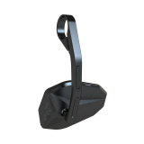 Rétroviseur d'embout de guidon HIGHSIDER pro Victory-Slim long – noir mat – à l'unité