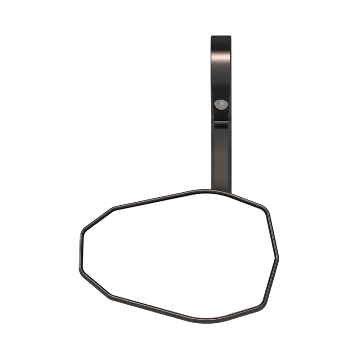 Rétroviseur d'embout de guidon HIGHSIDER pro Victory-Slim long – noir mat – à l'unité