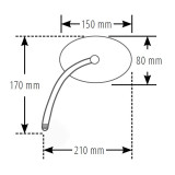 Rétroviseur de guidon HIGHSIDER smart Virago - chrome