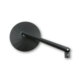 Rétroviseur de guidon HIGHSIDER smart Circula-P – noir mat – à l'unité