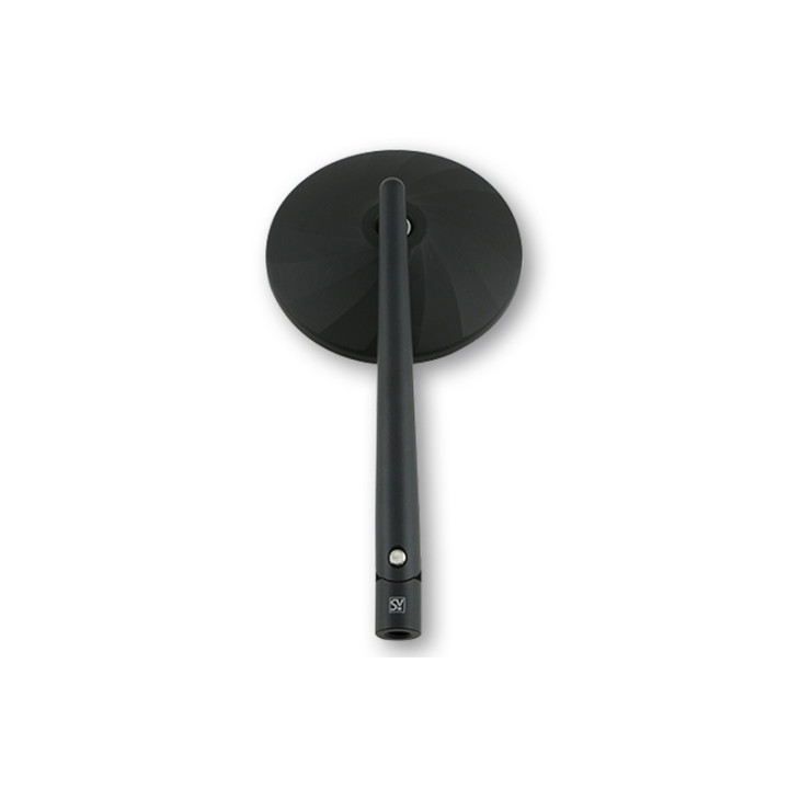 Rétroviseur de guidon HIGHSIDER smart Circula-P – noir mat – à l'unité