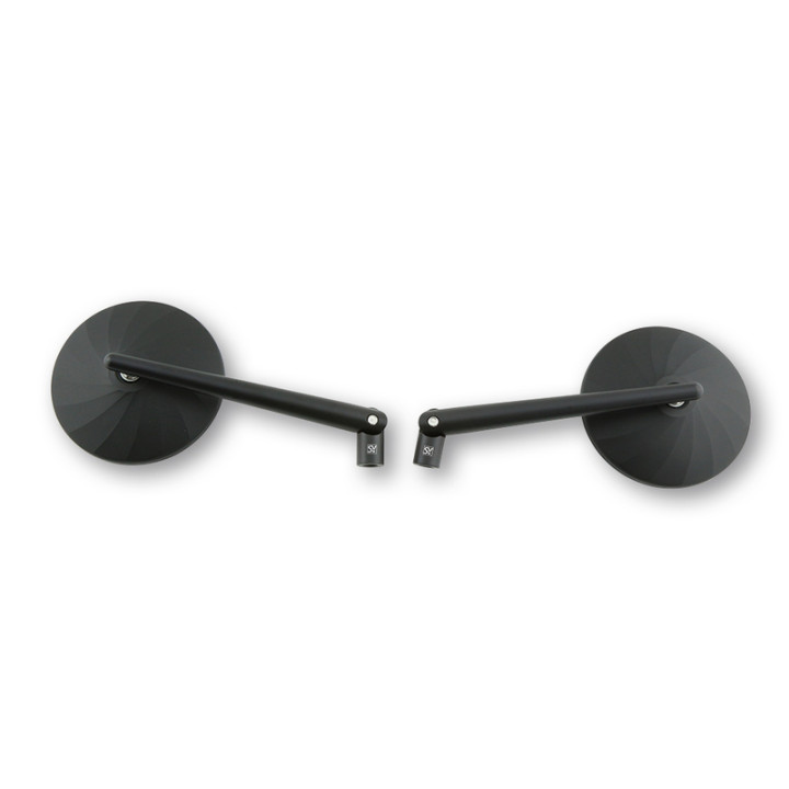 Rétroviseur de guidon HIGHSIDER smart Circula-P – noir mat – à l'unité