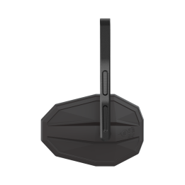 Rétroviseur d'embout de guidon HIGHSIDER smart Straight long - noir