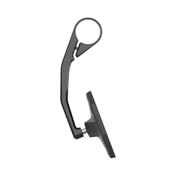 Rétroviseur d'embout de guidon HIGHSIDER smart Straight long - noir