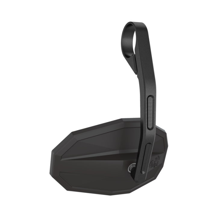 Rétroviseur d'embout de guidon HIGHSIDER smart Straight long - noir