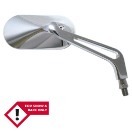 Rétroviseur de guidon HIGHSIDER smart ovale - chrome