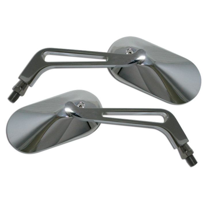 Rétroviseur de guidon HIGHSIDER smart ovale - chrome