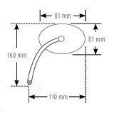 Rétroviseur de guidon HIGHSIDER smart Mini - chrome